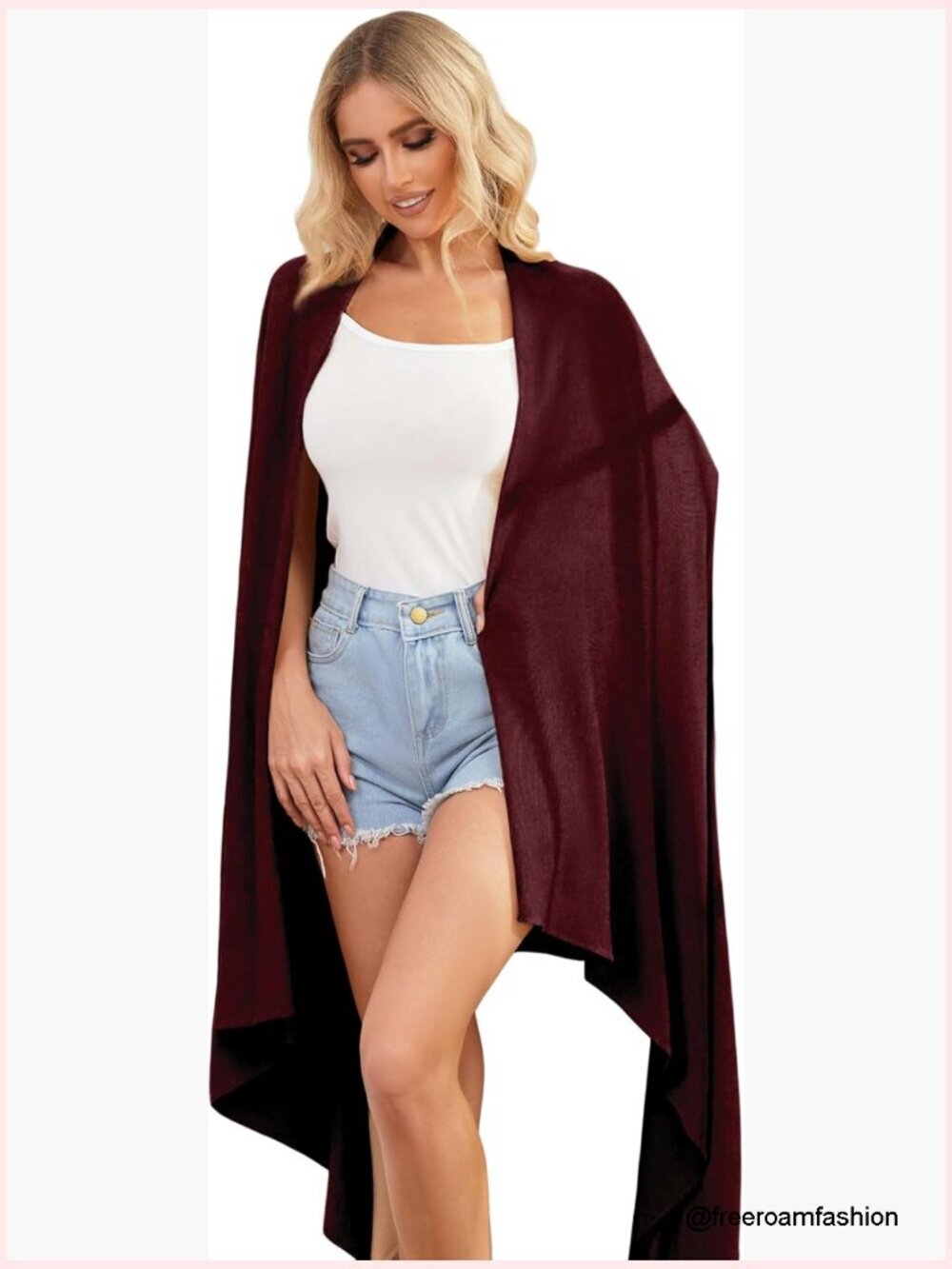 Tencel Cashmere Shawl Wrap Pashmina Stole Lightweight UPF 50+ Travel Blanket